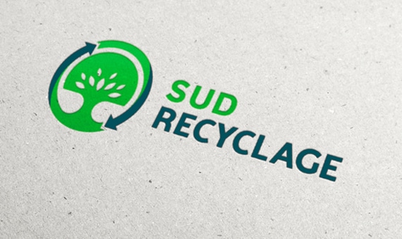 Logo sud recyclage 2018 - creation de logotype montpellier