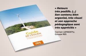 couverture de brochure pour guide éolien