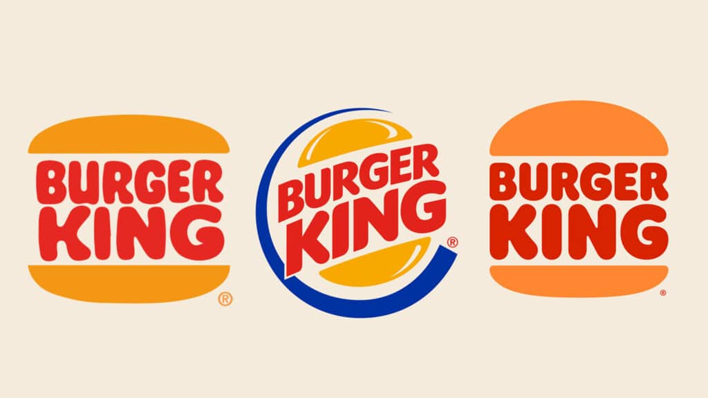 evolution tendances design logo burger king