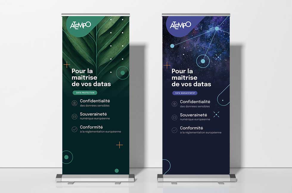 Roll-Up-Banner Atempo