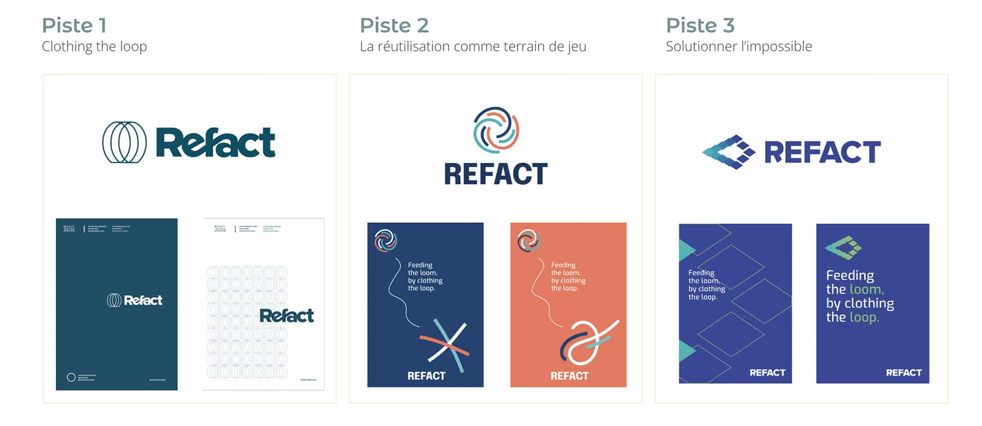 Recherche logotype Refact