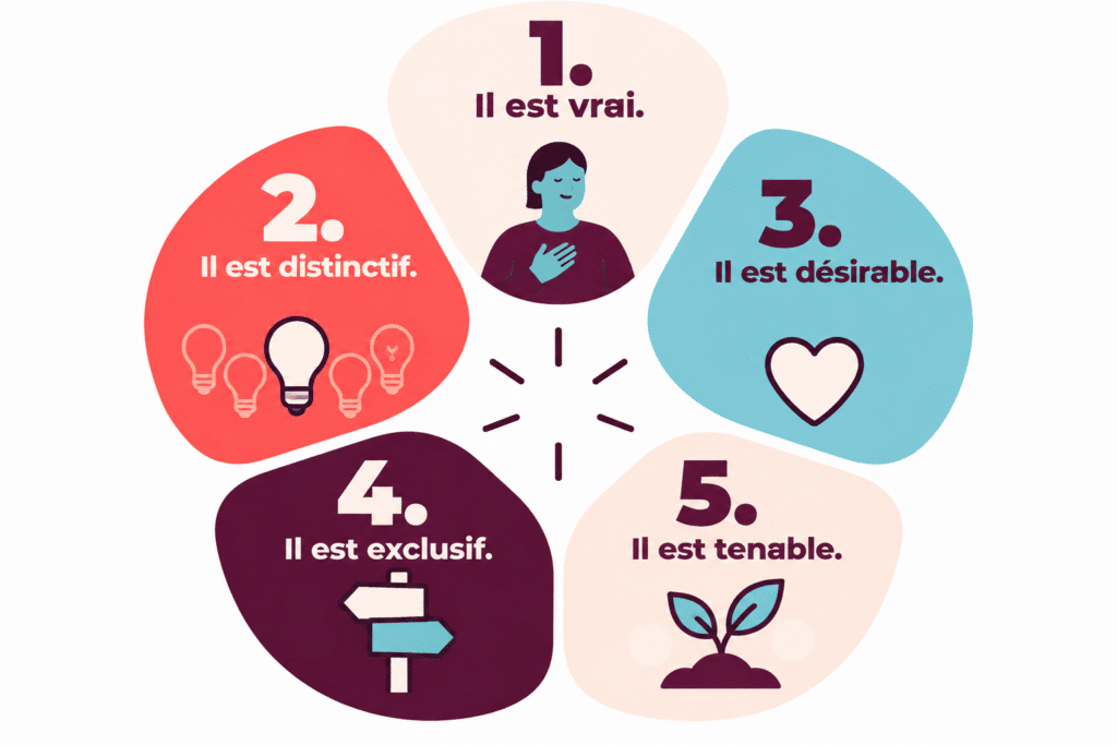 Les 5 clés d'un bon positionnement