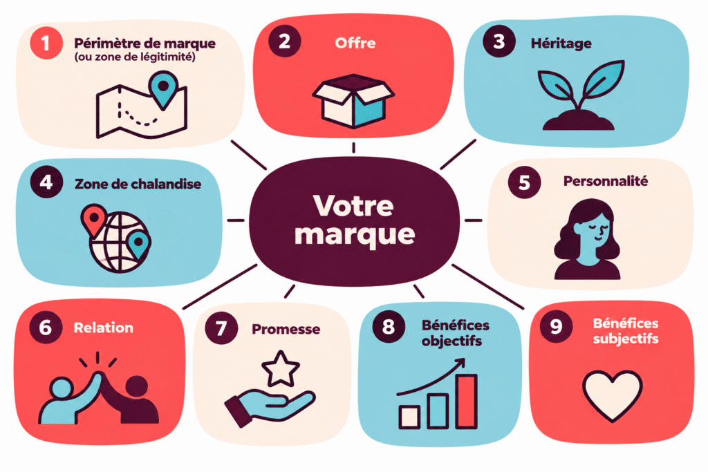 schéma positionnement de marque BeTrue